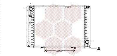 VAN WEZEL Radiaator,mootorijahutus 30002175